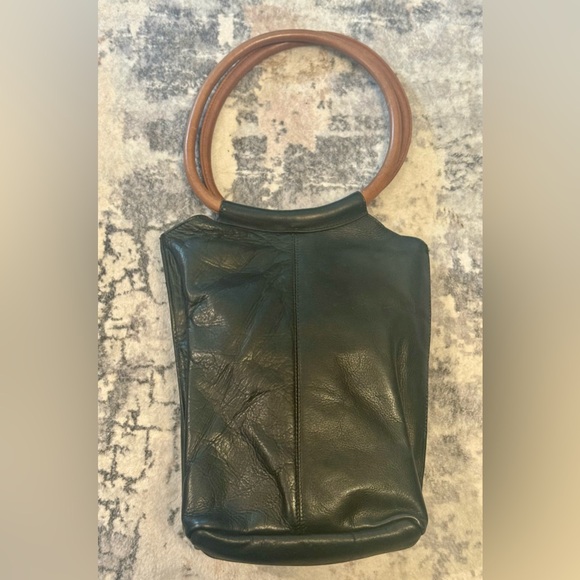 LATICO Two tone Leather Shoulder Bag Black Brown Modern - Picture 4 of 9